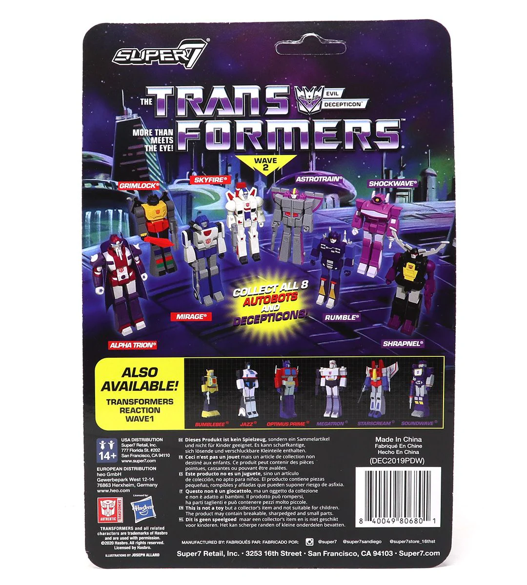 Rumble- Transformers wave 2 - ReAction figures - Image 3